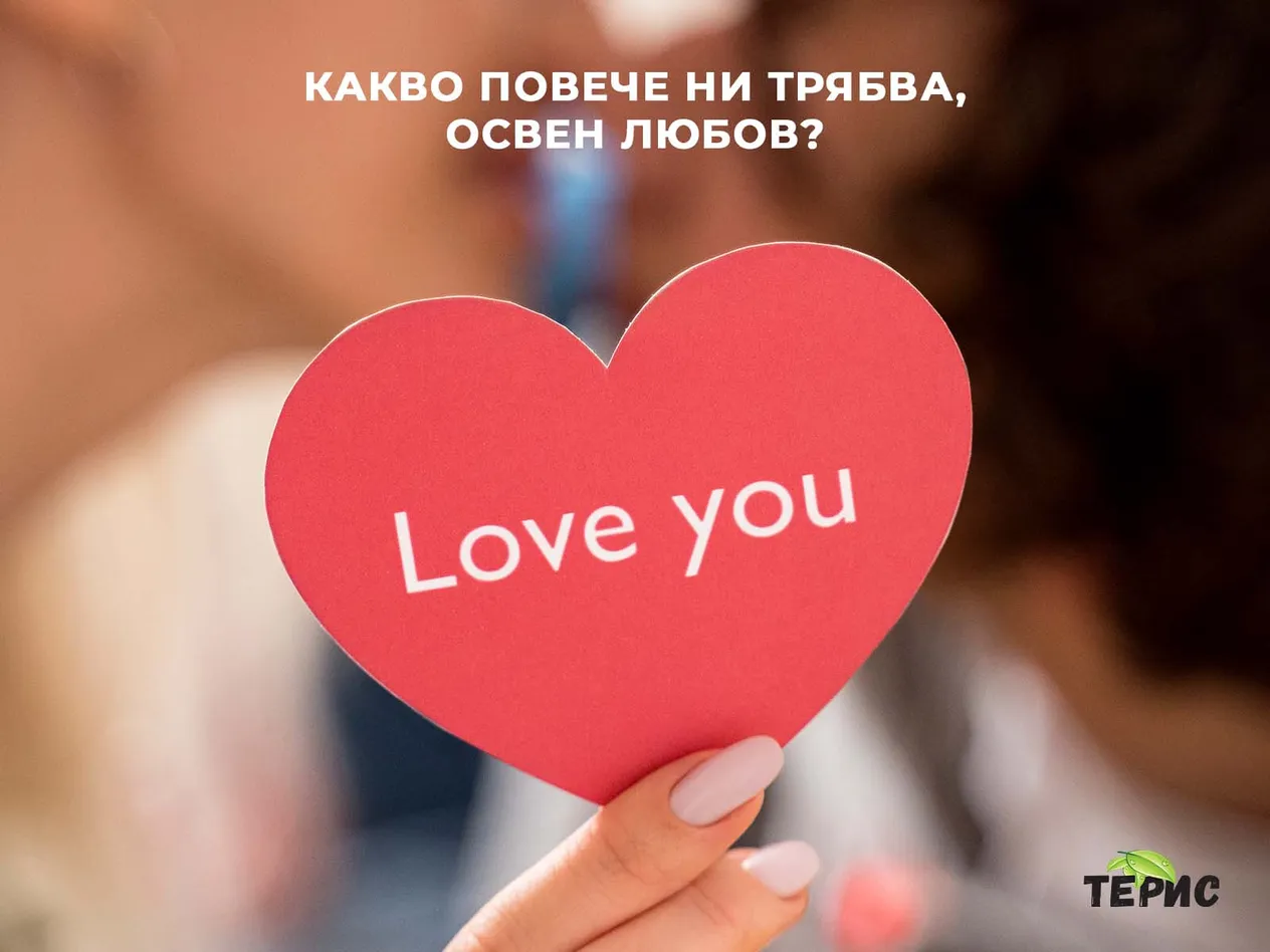 Какво повече ни трябва, освен любов