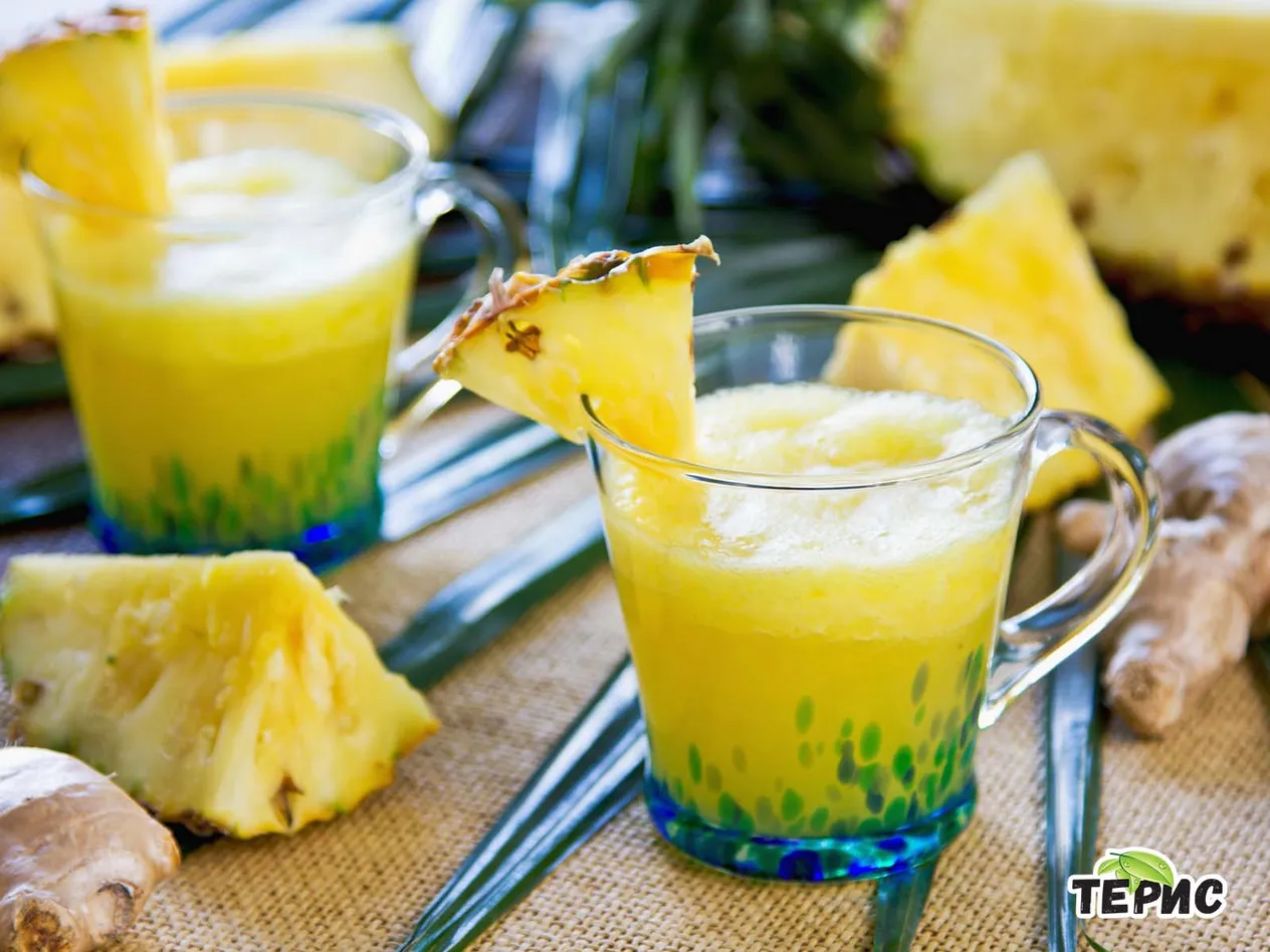 Сокът от ананас действа диуретично