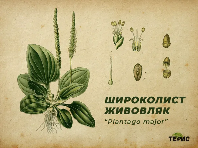 Ботанически характеристики на “Plantago major”